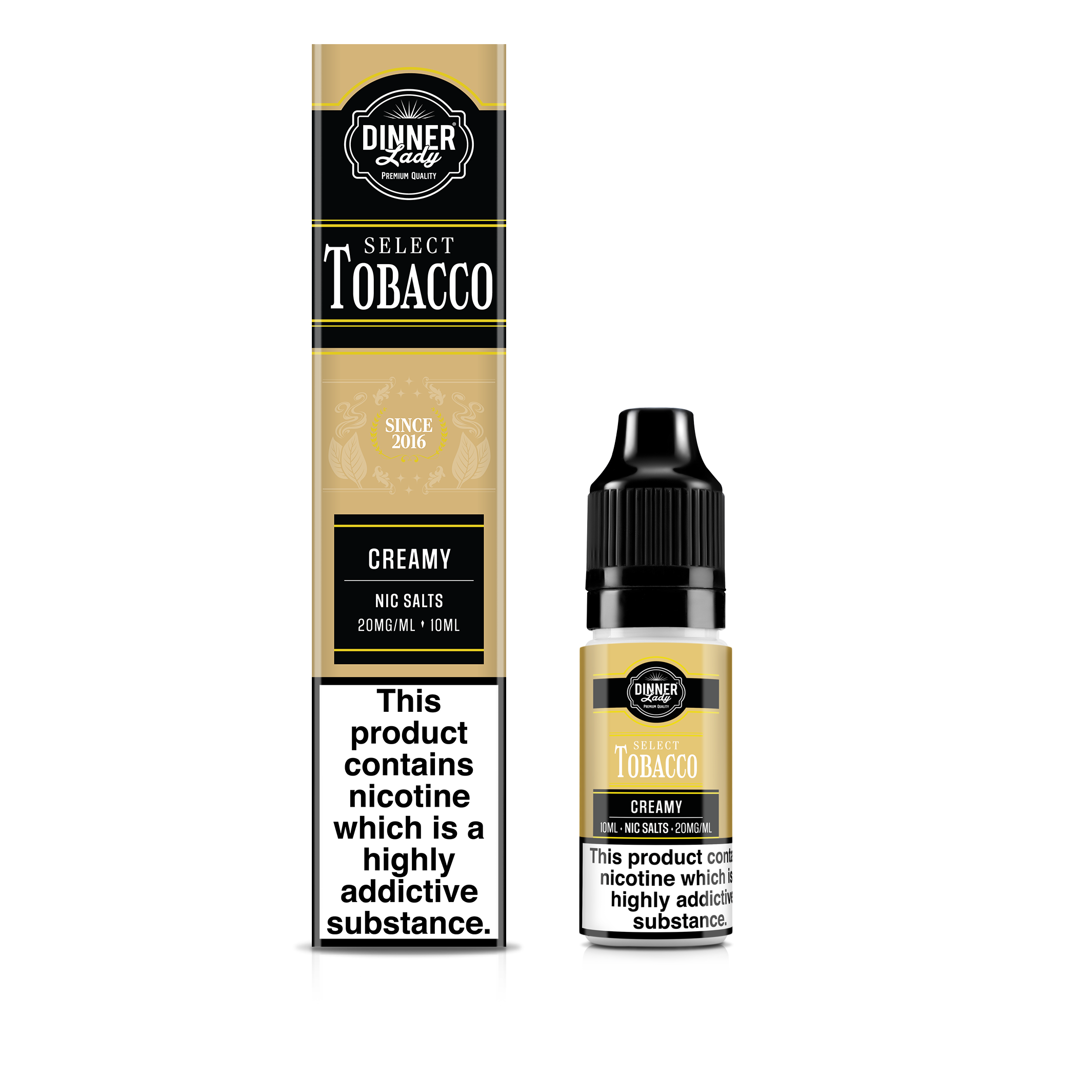 DINNER LADY 10ML NIC SALT TOBACCO CREAMY (10)
