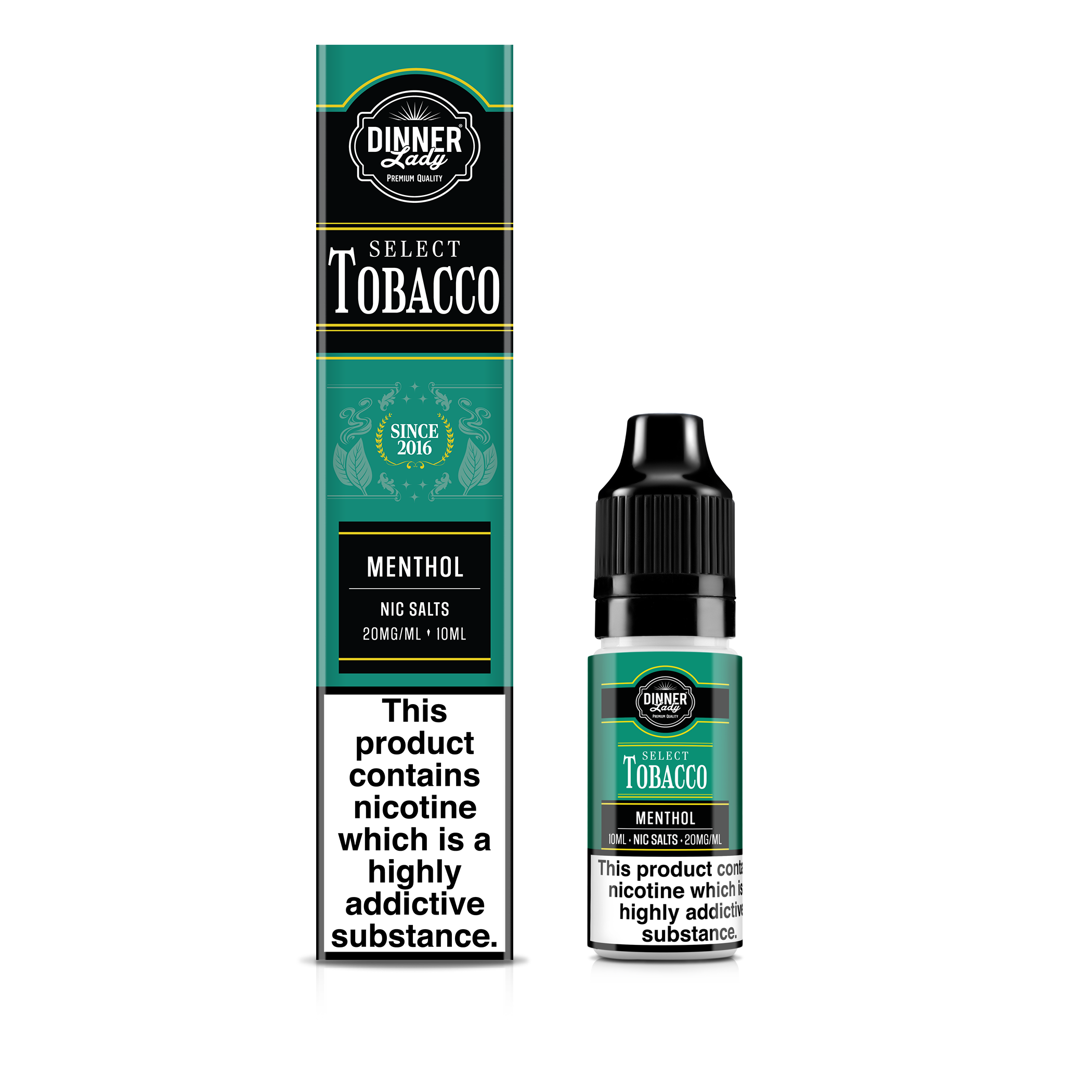 DINNER LADY 10ML NIC SALT TOBACCO MENTHOL (10)