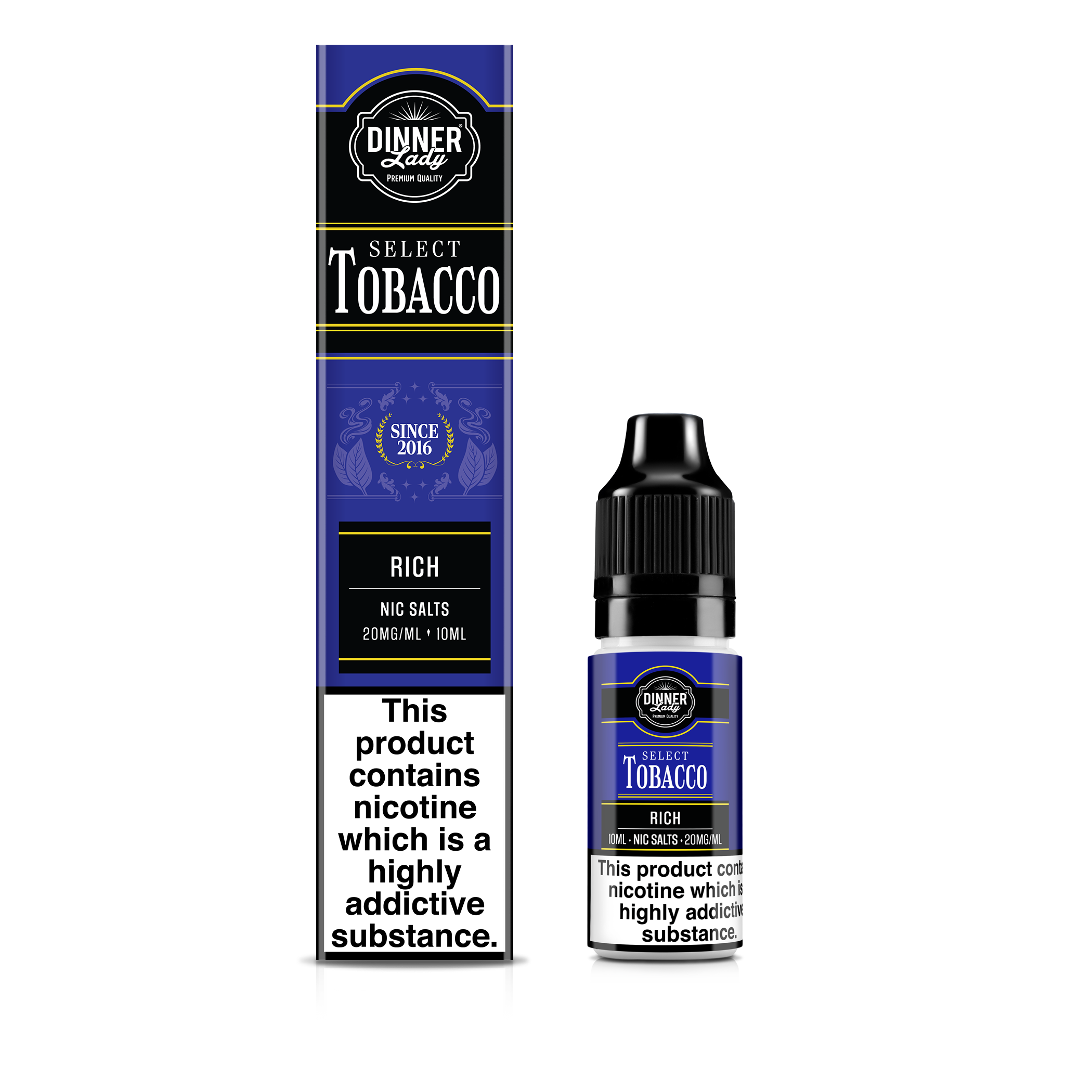 DINNER LADY 10ML NIC SALT TOBACCO RICH (10)
