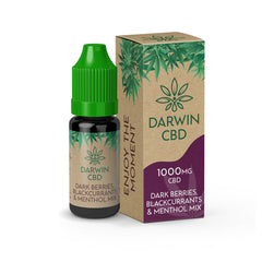 DARWIN CBD 10ML 1000MG – DARK BERRIES, BLACKCURRANTS & MENTHOL MIX