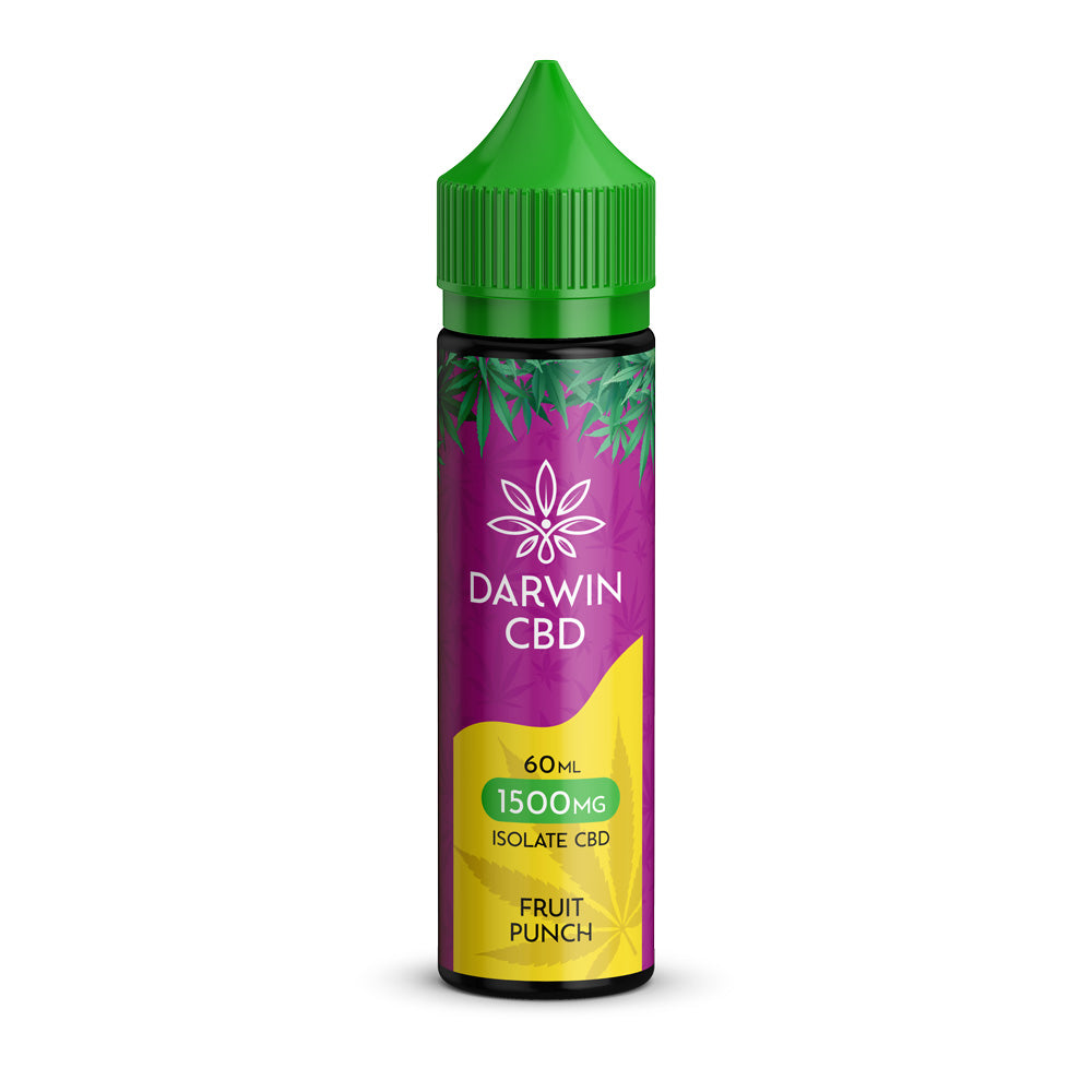 DARWIN CBD 60ML 1500MG – ISOLATE CBD – FRUIT PUNCH