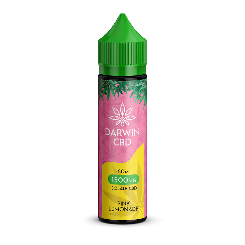 DARWIN CBD 60ML 1500MG – ISOLATE CBD – PINK LEMONADE