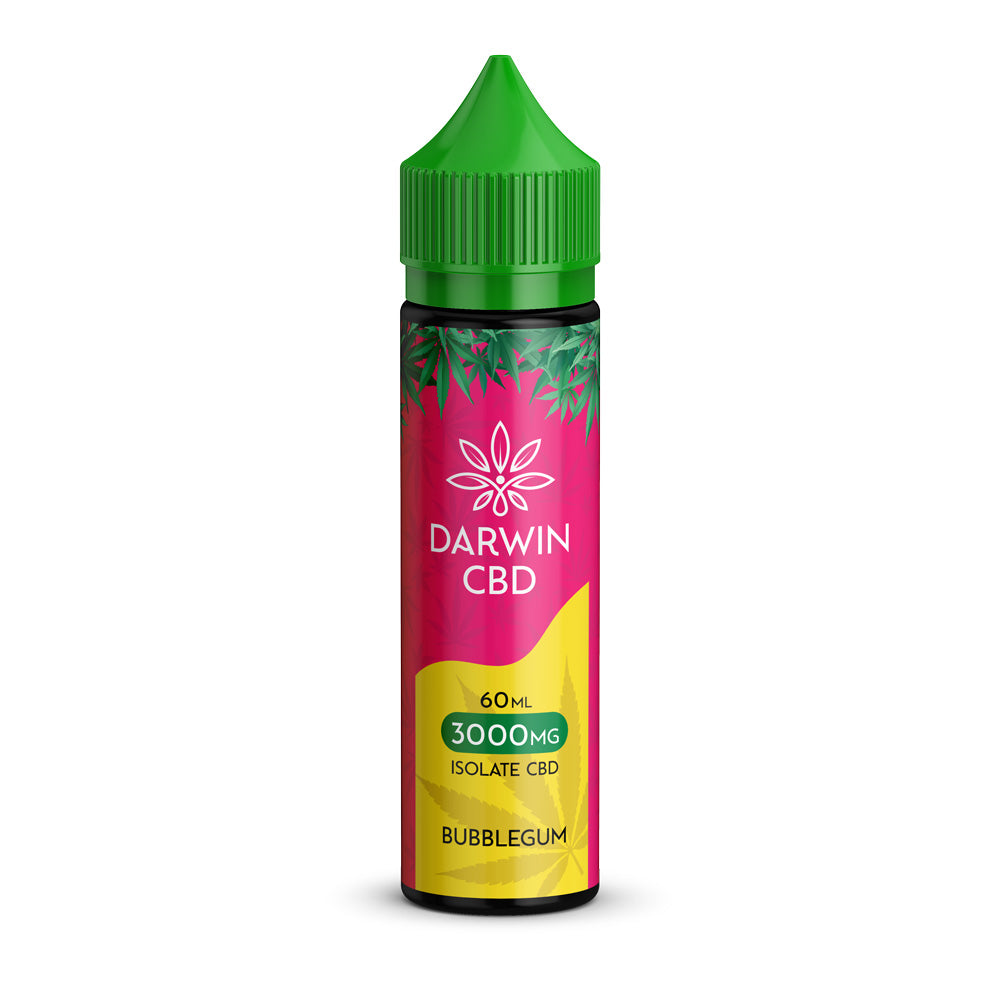 DARWIN CBD 60ML 3000MG – ISOLATE CBD – BUBBLEGUM