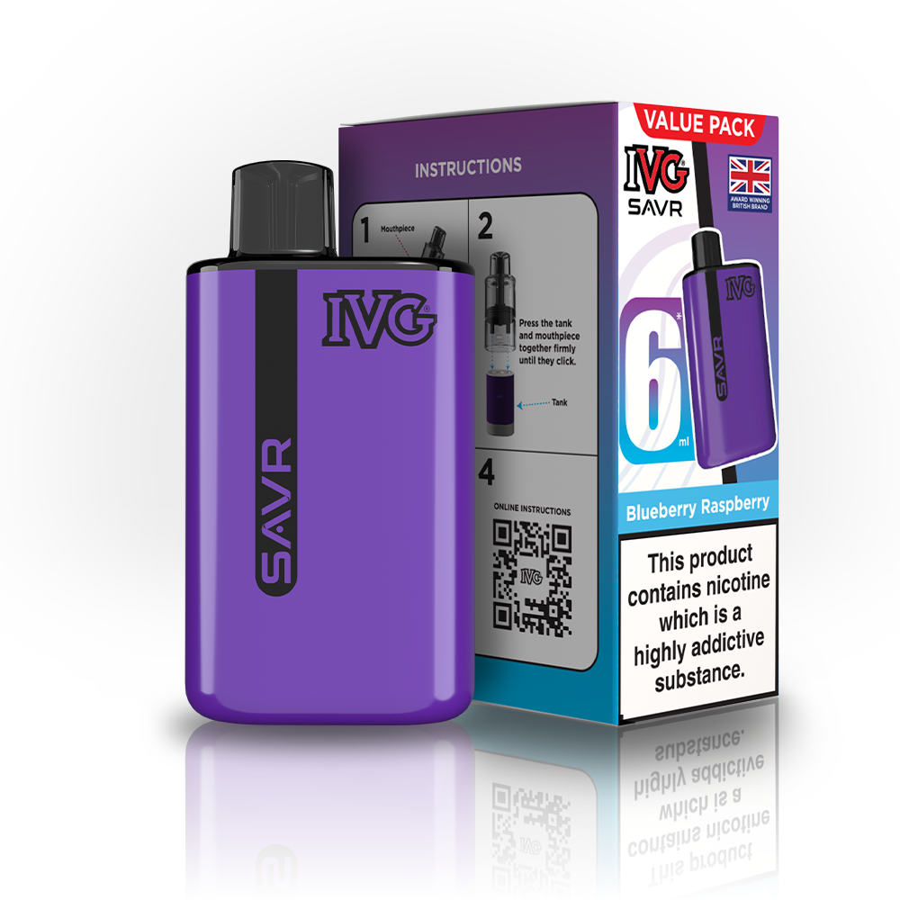 IVG SAVR 3K KIT BLUEBERRY RASPBERRY (5)