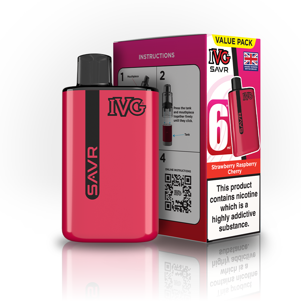 IVG SAVR 3K KIT STRAWBERRY RASPBERRY CHERRY (5)