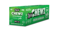 DOOZY CHEWZ NICOTINE CHEWING GUM APPLE ICE (10)