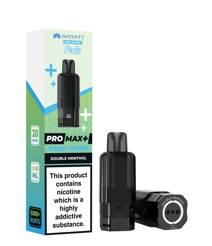HAYATI PRO MAX+ POD DOUBLE MENTHOL (5)