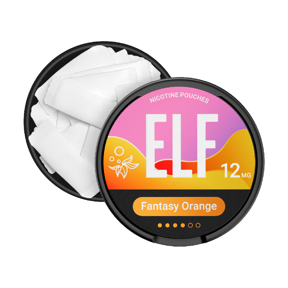 ELF 12MG NICOTINE POUCHES FANTASY ORANGE (10)