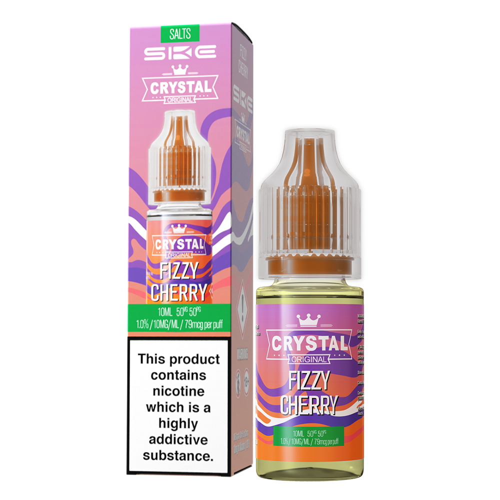 SKE CRYSTAL ORIGINAL SALTS 10ML FIZZY CHERRY (10)