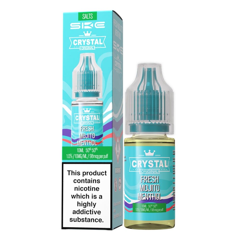 SKE CRYSTAL ORIGINAL SALTS 10ML FRESH MOJITO MENTHOL (10)