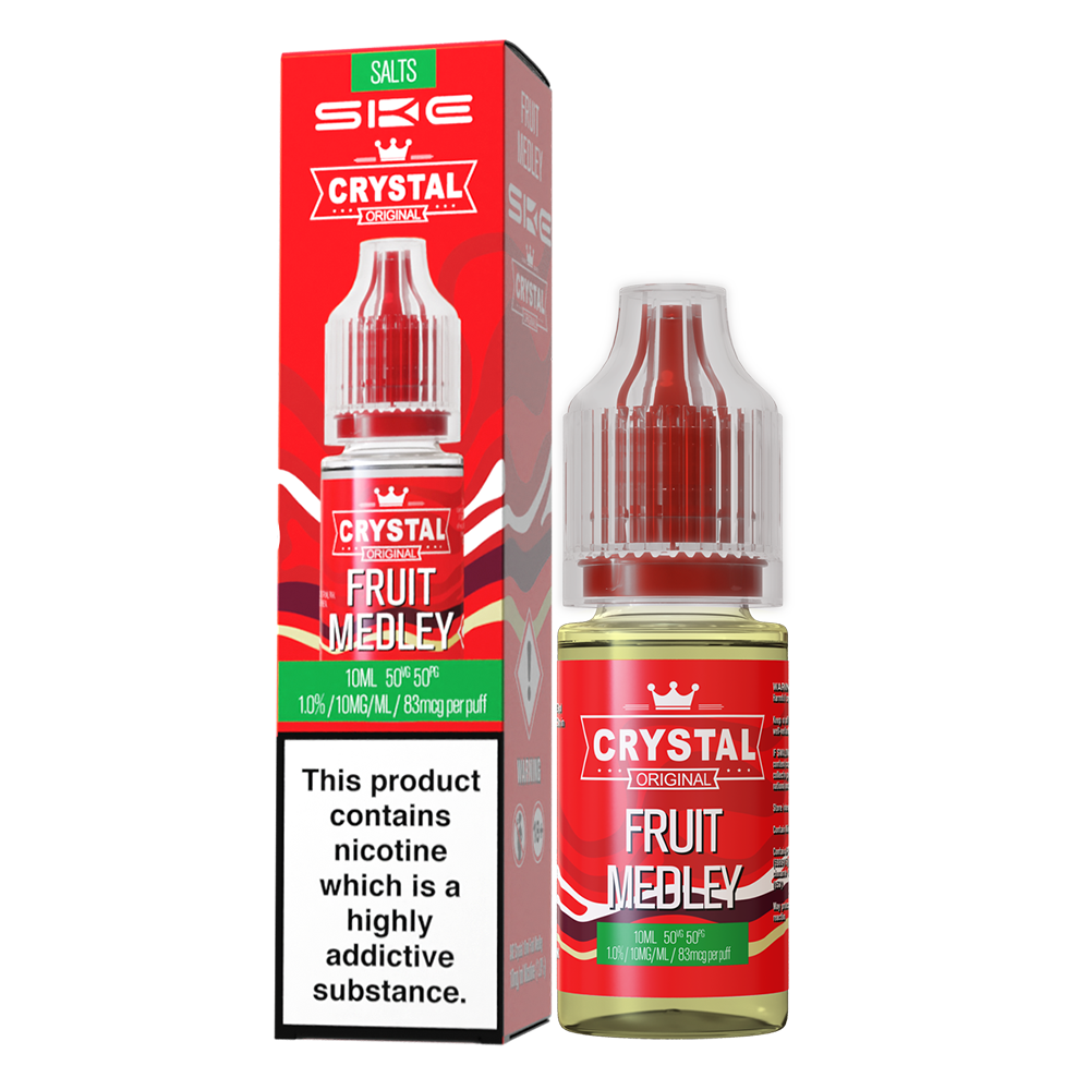 SKE CRYSTAL ORIGINAL SALTS 10ML FRUIT MEDLEY (10)