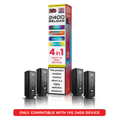 IVG 2400 RELOAD POD 4 PACK FRUIT N MINT EDITION (5)