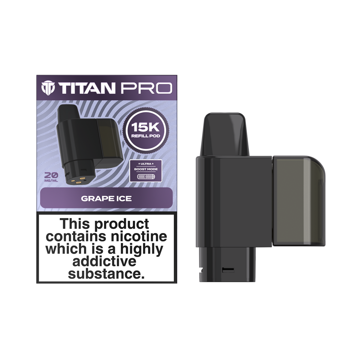 TITAN PRO REFILL GRAPE ICE (5)