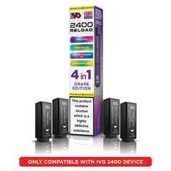 IVG 2400 RELOAD POD 4 PACK GRAPE EDITION (5)