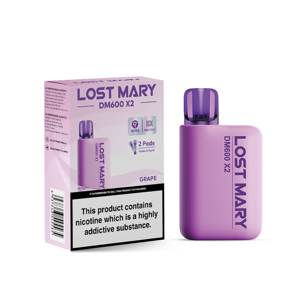 LOST MARY DM1200 20MG GRAPE (5)