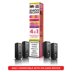 IVG 2400 RELOAD POD 4 PACK GRAPEFRUIT EDITION (5)