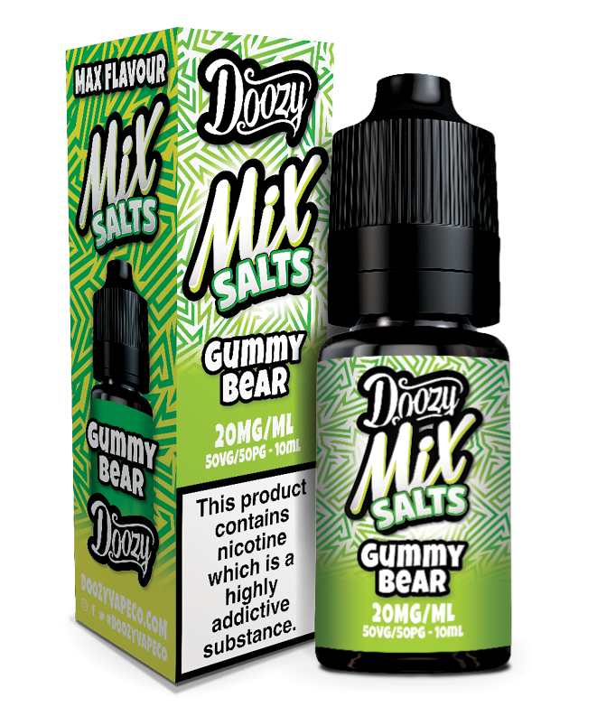 DOOZY MIX SALTS 10ML NIC SALTS GUMMY BEAR (10)