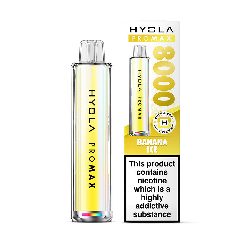 HYOLA PRO MAX 800 PREFILLED POD KIT BANANA ICE (5)