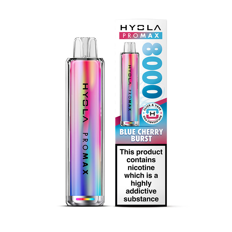 HYOLA PRO MAX 800 PREFILLED POD KIT BLUE CHERRY BURST (5)