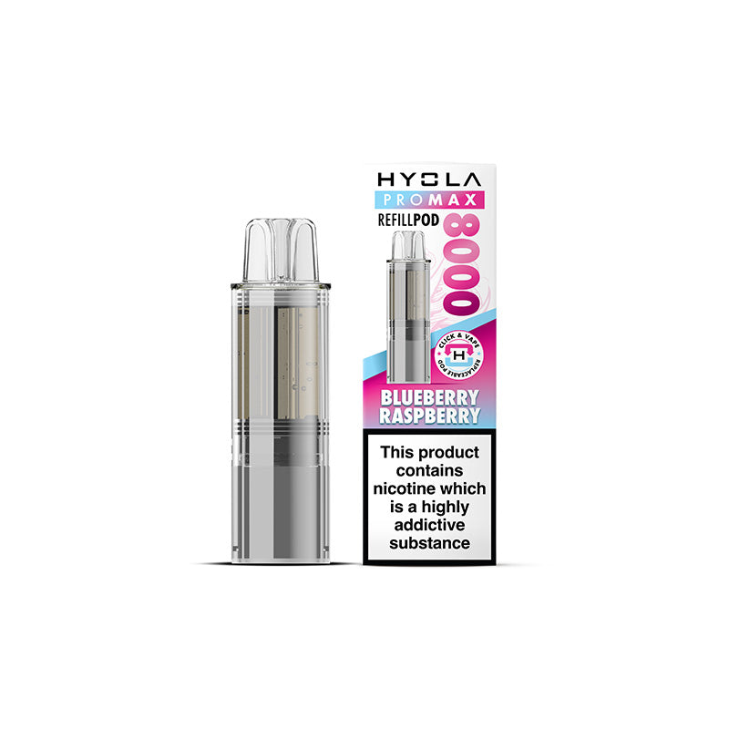 HYOLA PRO MAX 800 REFILL POD BLUEBERRY RASPBERRY (5)