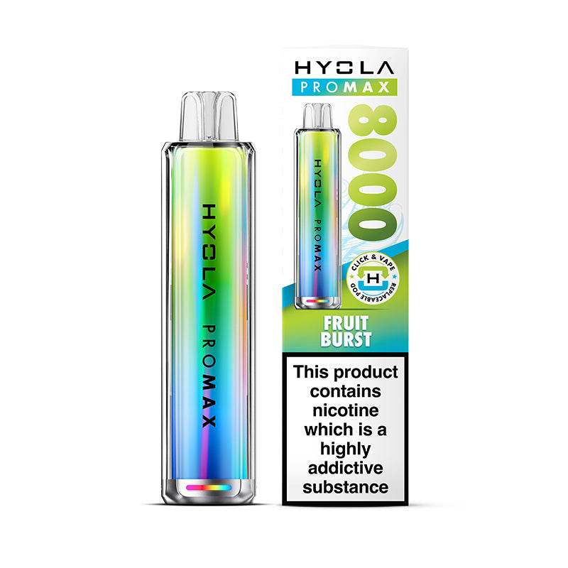HYOLA PRO MAX 800 PREFILLED POD KIT FRUIT BURST (5)