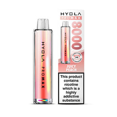 HYOLA PRO MAX 800 PREFILLED POD KIT JUICY PEACH (5)