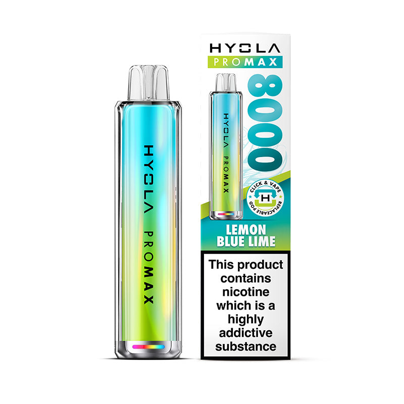 HYOLA PRO MAX 800 PREFILLED POD KIT LEMON BLUE LIME (5)