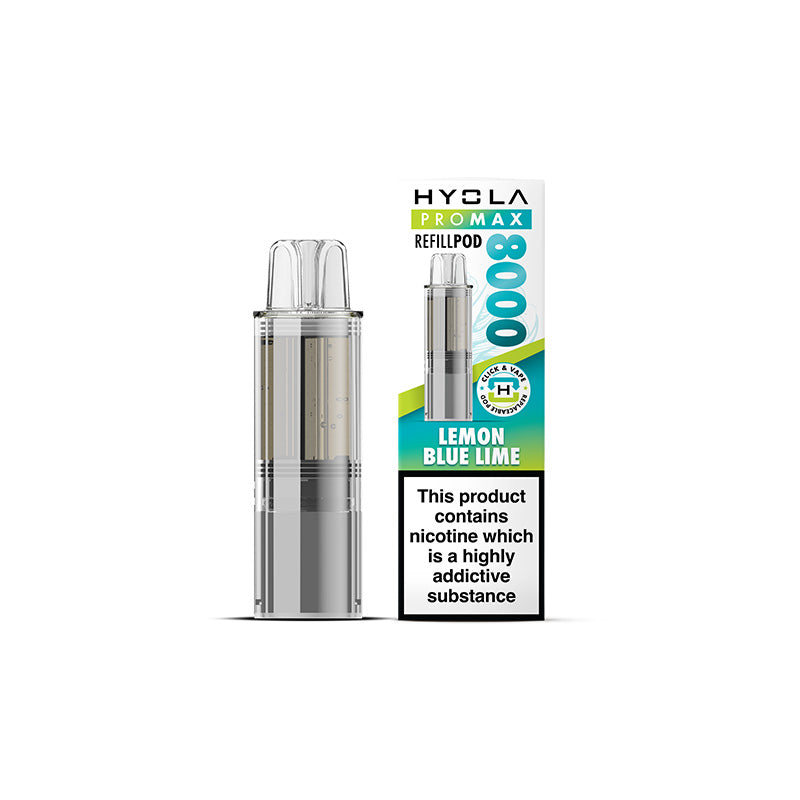 HYOLA PRO MAX 800 REFILL POD LEMON BLUE LIME (5)