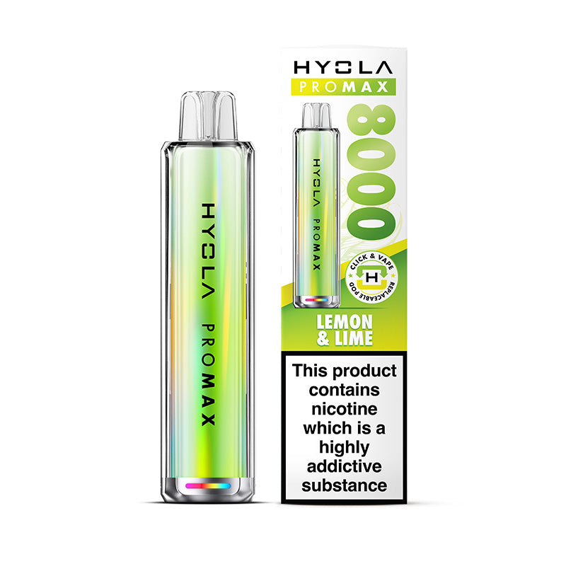 HYOLA PRO MAX 800 PREFILLED POD KIT LEMON & LIME (5)