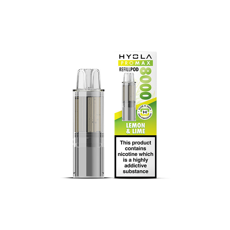 HYOLA PRO MAX 800 REFILL POD LEMON & LIME (5)