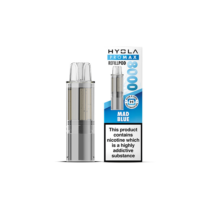 HYOLA PRO MAX 800 REFILL POD MAD BLUE (5)