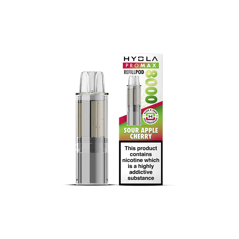 HYOLA PRO MAX 800 REFILL POD SOUR APPLE CHERRY (5)