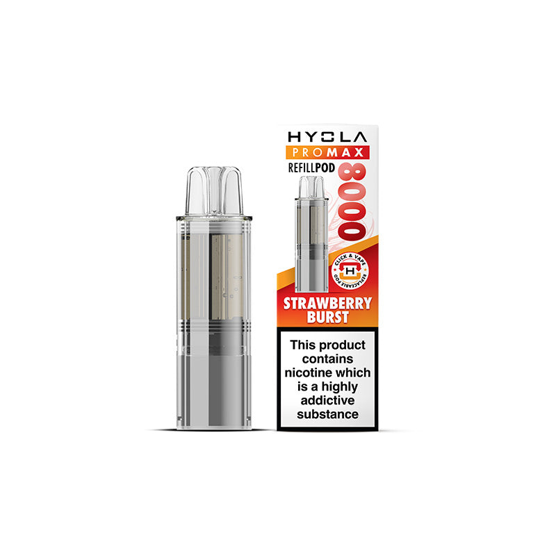 HYOLA PRO MAX 800 REFILL POD STRAWBERRY RUSH BURST (5)