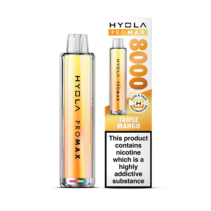 HYOLA PRO MAX 800 PREFILLED POD KIT TRIPLE MANGO (5)
