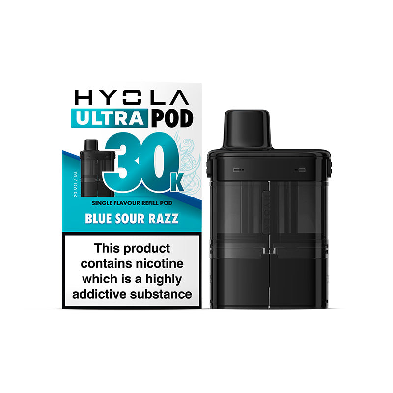 HYOLA ULTRA 30K REFILL POD BLUE SOUR RAZZ (5)