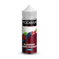 KINGSTON PODBAR JUICE 100ML SHORTFILL BLUEBERRY CHERRY CRANBERRY