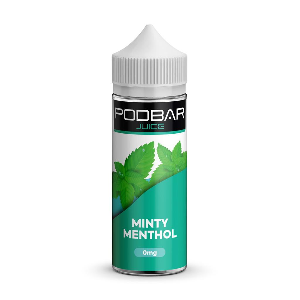 KINGSTON PODBAR JUICE 100ML SHORTFILL MINTY MENTHOL