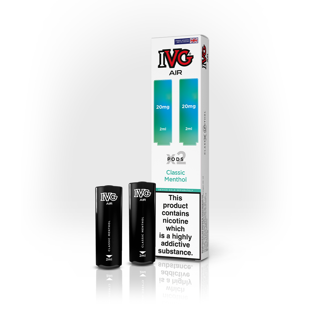 IVG AIR PODS 2 PACK CLASSIC MENTHOL (10)