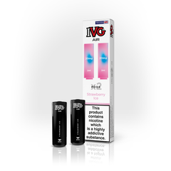 IVG AIR PODS 2 PACK STRAWBERRY ICE (10)