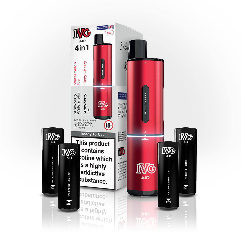 IVG AIR 4 in 1 RED STARTER KIT (5)