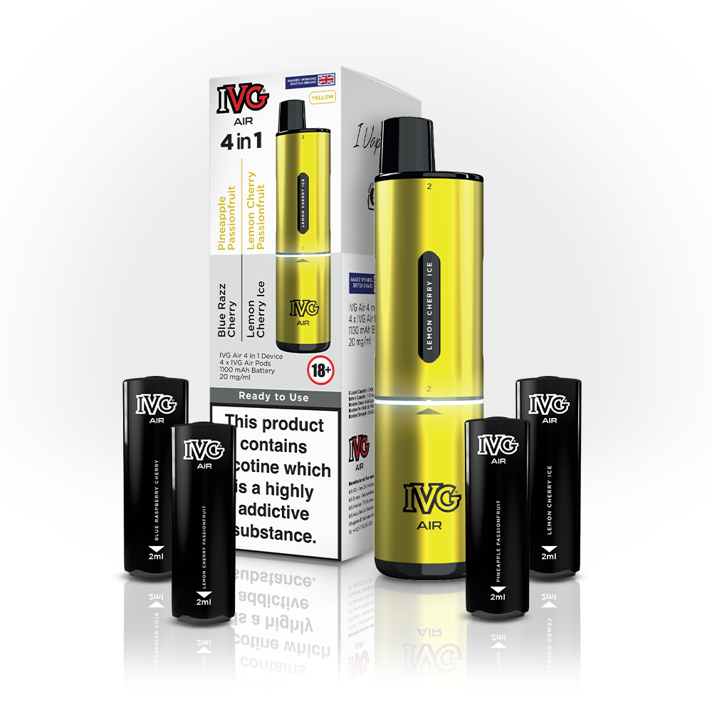 IVG AIR 4 in 1 YELLOW STARTER KIT (5)