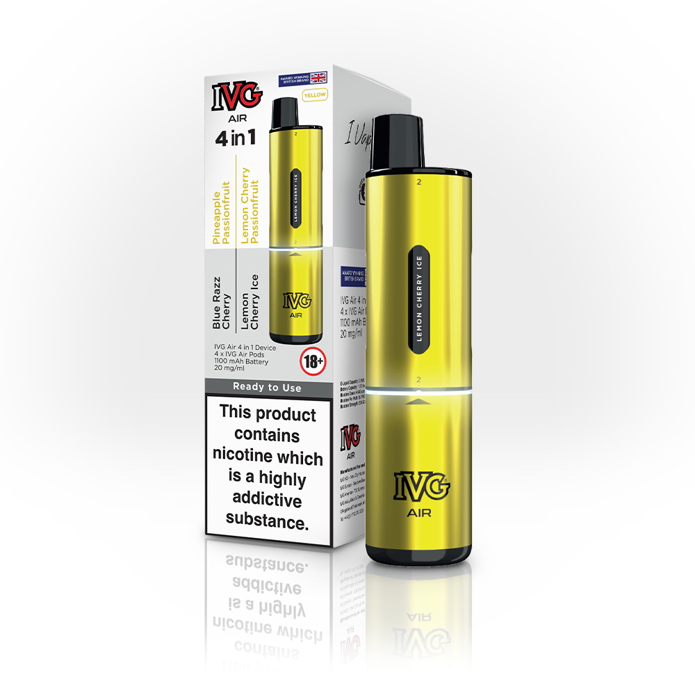 IVG AIR 4 in 1 YELLOW STARTER KIT (5)