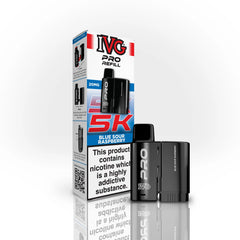 IVG PRO 5K REFILL POD BLUE SOUR RASPBERRY (5)