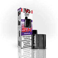 IVG PRO 5K REFILL POD GRAPE ICE (5)