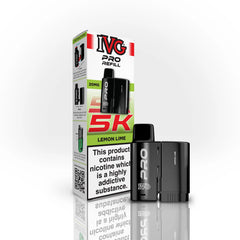 IVG PRO 5K REFILL POD LEMON LIME (5)