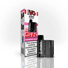 IVG PRO 5K REFILL POD RASPBERRY BLAST (5)