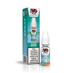IVG PRO NIC SALT CLASSIC MENTHOL (10)