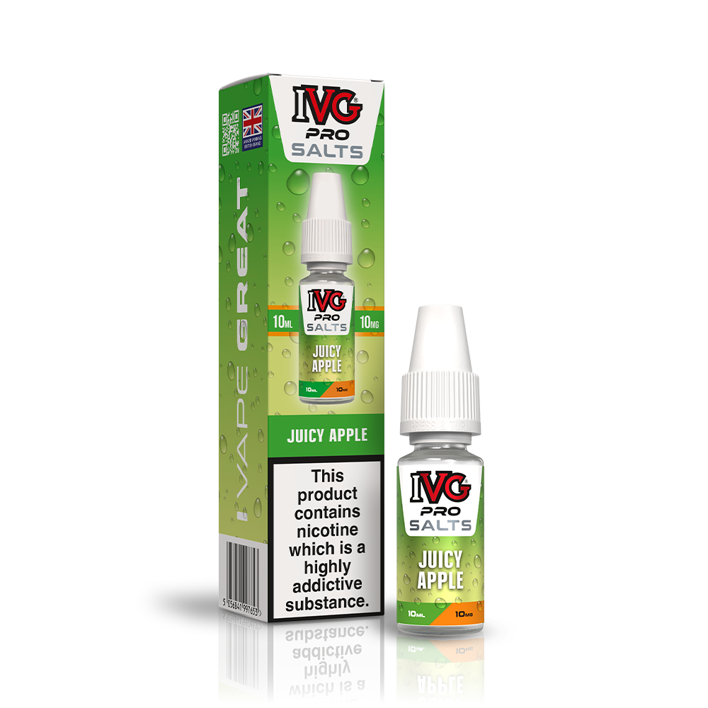 IVG PRO NIC SALT JUICY APPLE (10)