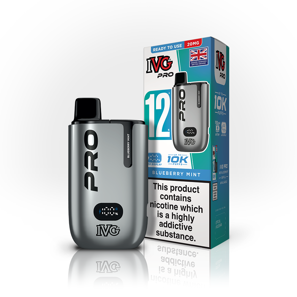 IVG PRO 12ml KIT BLUEBERRY MINT (5)