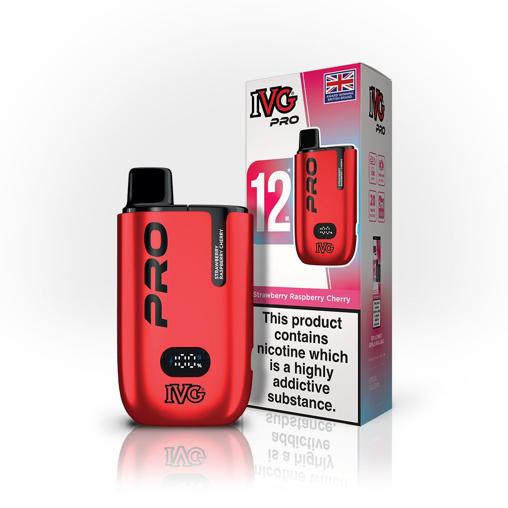 IVG PRO 12ml KIT STRAWBERRY RASPBERRY CHERRY (5)